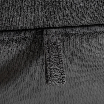 U Shaped Sectional Sofa Bed, 113" Pull Out Sleeper, Dark Grey 3-Seater Sofas at Gallery Canada