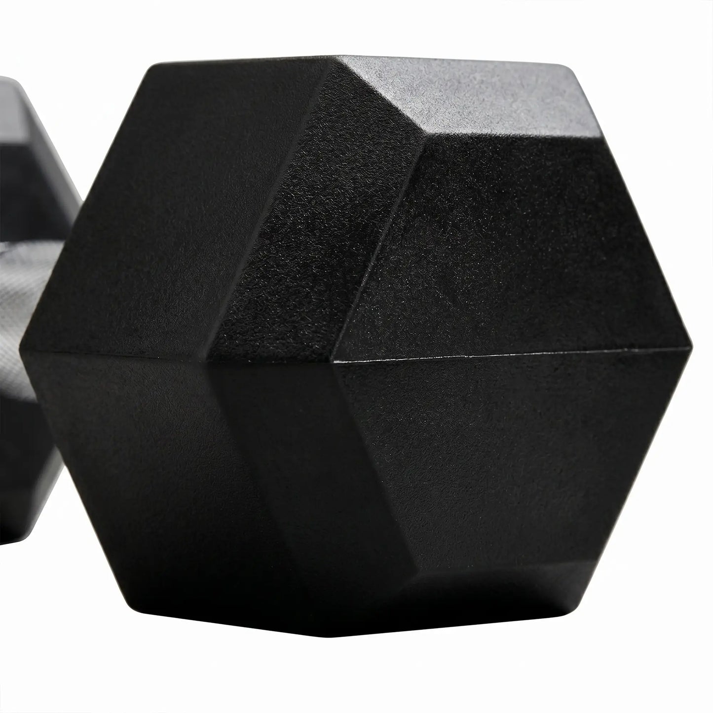 Hex Dumbbell Set with Rack, 150lbs Rubber-Coated, Non-Slip Handles, Rubber-Coated Dumbbells & Barbells at Gallery Canada