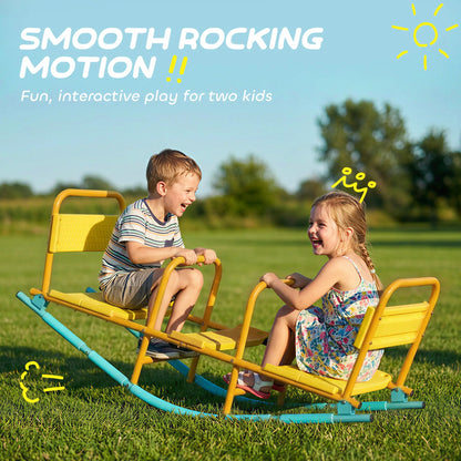 Metal Seesaw For Kids, 2 In 1 Rocking Teeter Totter, Playground Equipment Gym Sets & Swings at Gallery Canada