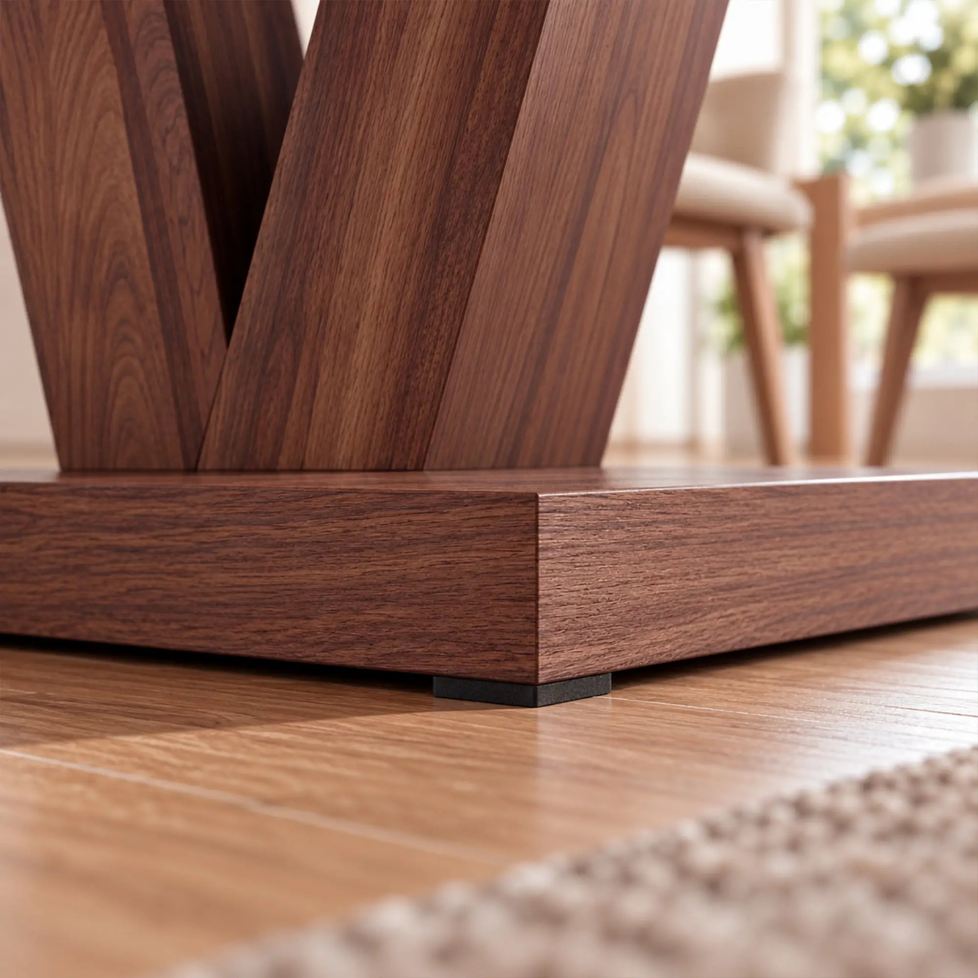 Modern Kitchen Dining Table For 4 People, Walnut Dining Tables at Gallery Canada