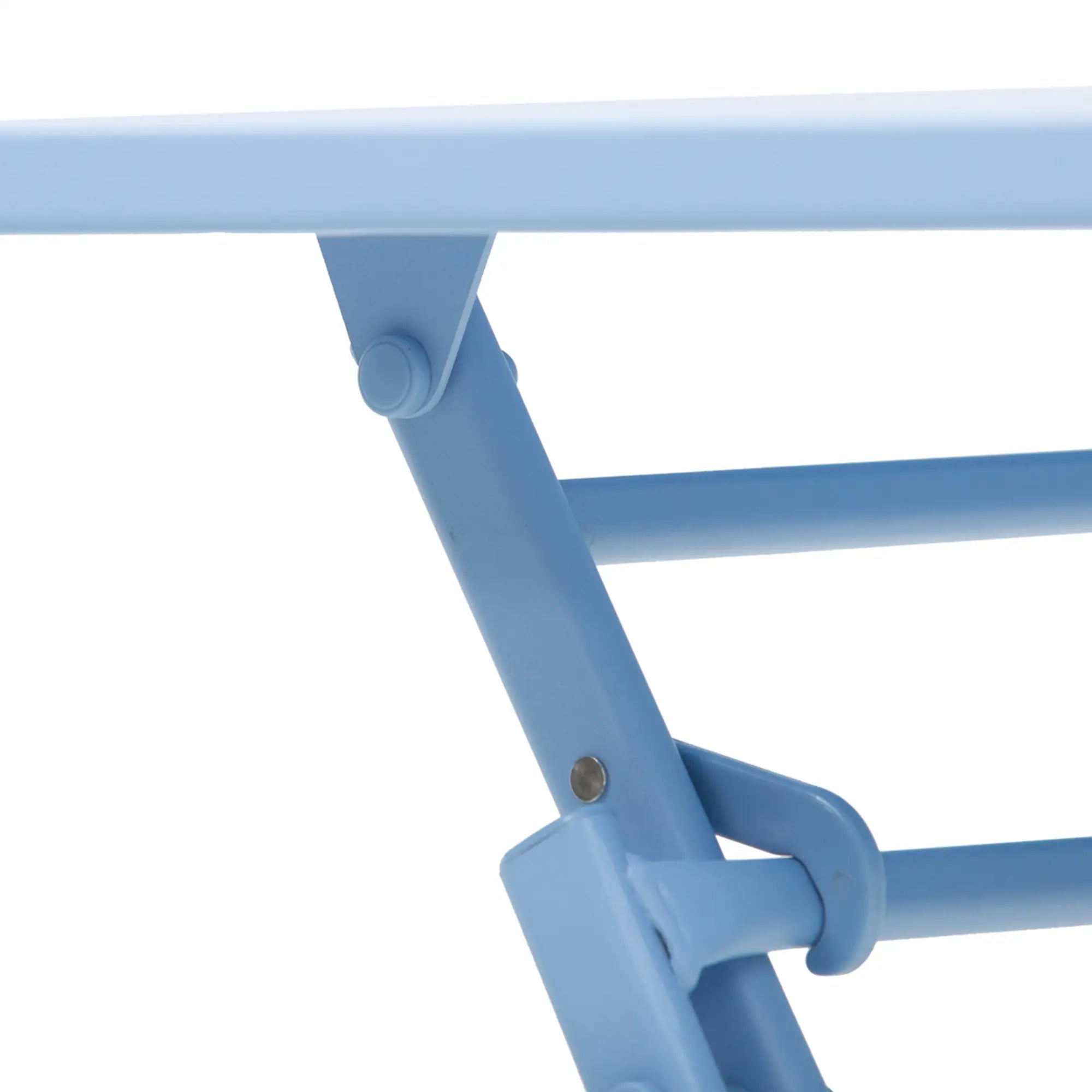3 Piece Bistro Set, Foldable Patio Chairs, Square Table, Blue Bistro Sets at Gallery Canada
