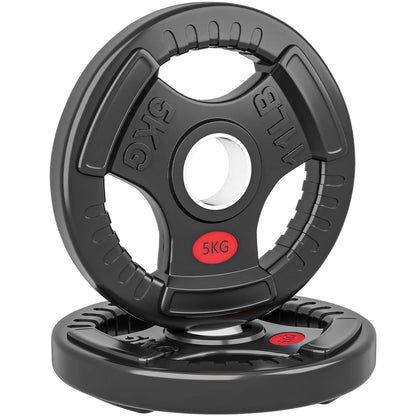 Weight Plates Set, 2-Inch Barbell Weights, Tri-Grips, 2 x 11lbs Dumbbells & Barbells at Gallery Canada