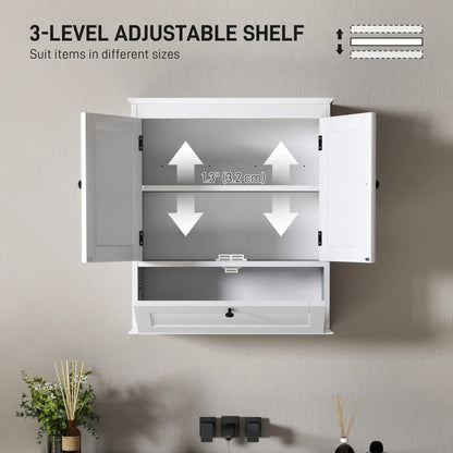 Medicine Cabinet, Adjustable Shelf, Bathroom Wall Cabinet, White Bathroom Cabinets at Gallery Canada