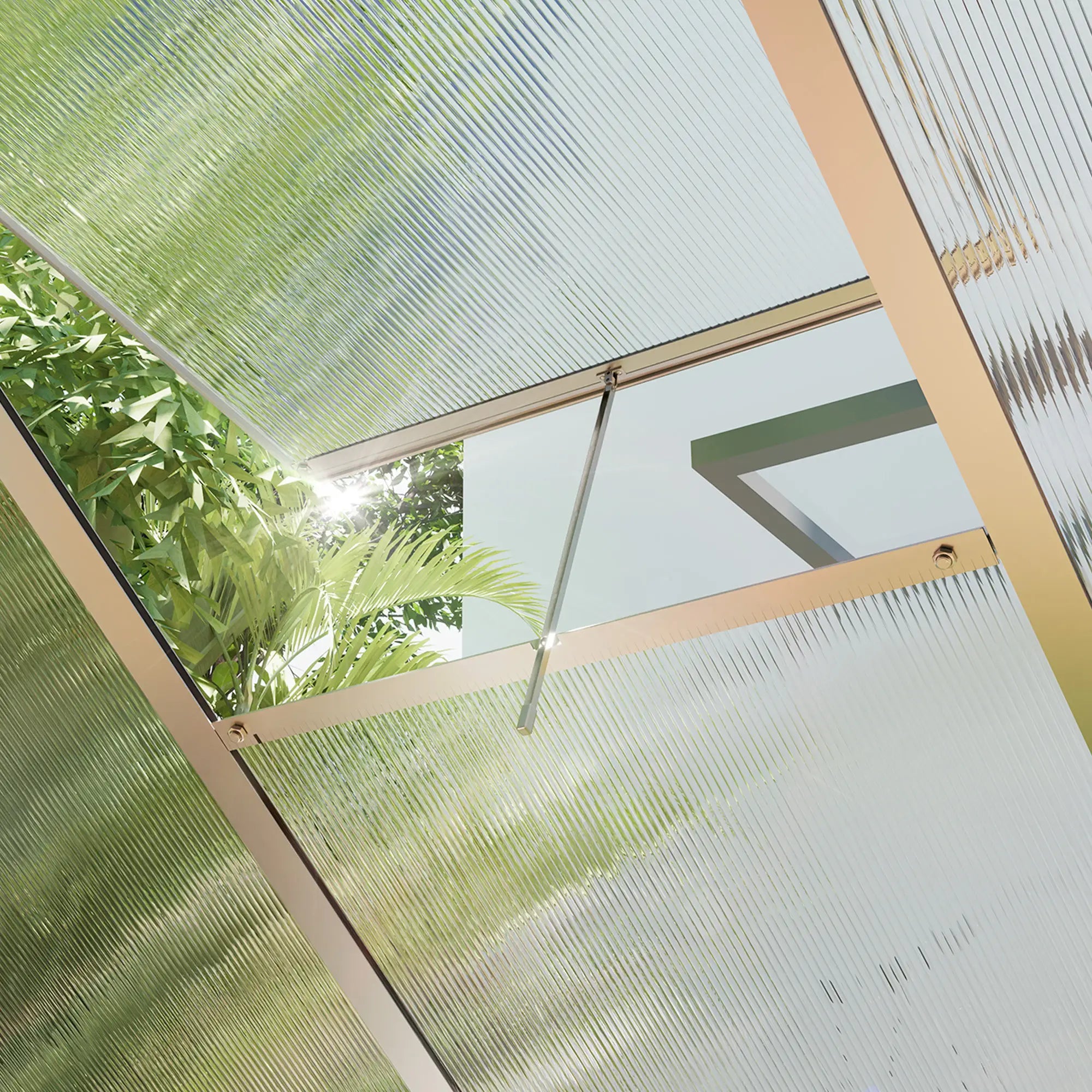 6' x 10' x 6.6' Polycarbonate Greenhouse, Walk-In Garden Kit, Galvanized Frame, Sliver Walk In Greenhouses at Gallery Canada