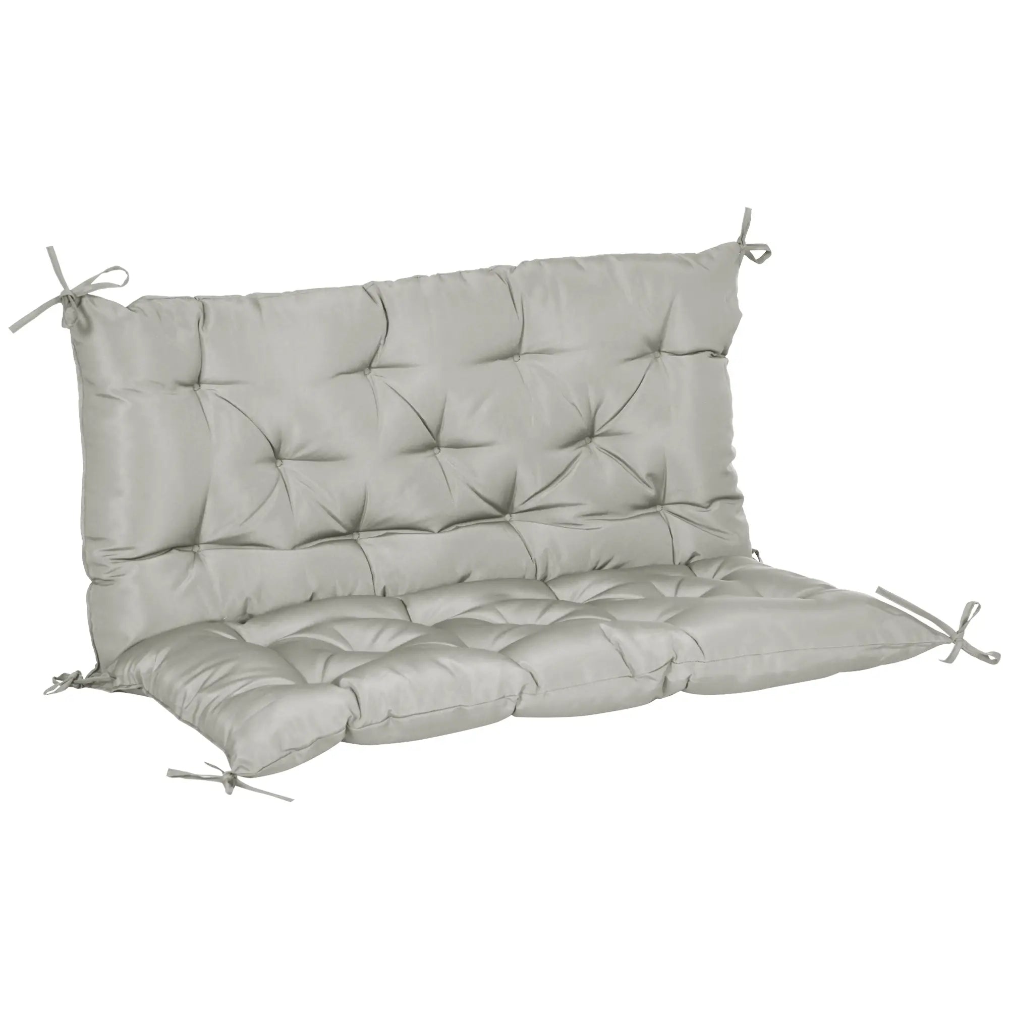 2-Seater Garden Bench Cushion, Swing Chair Mat Replacement, 39.4
