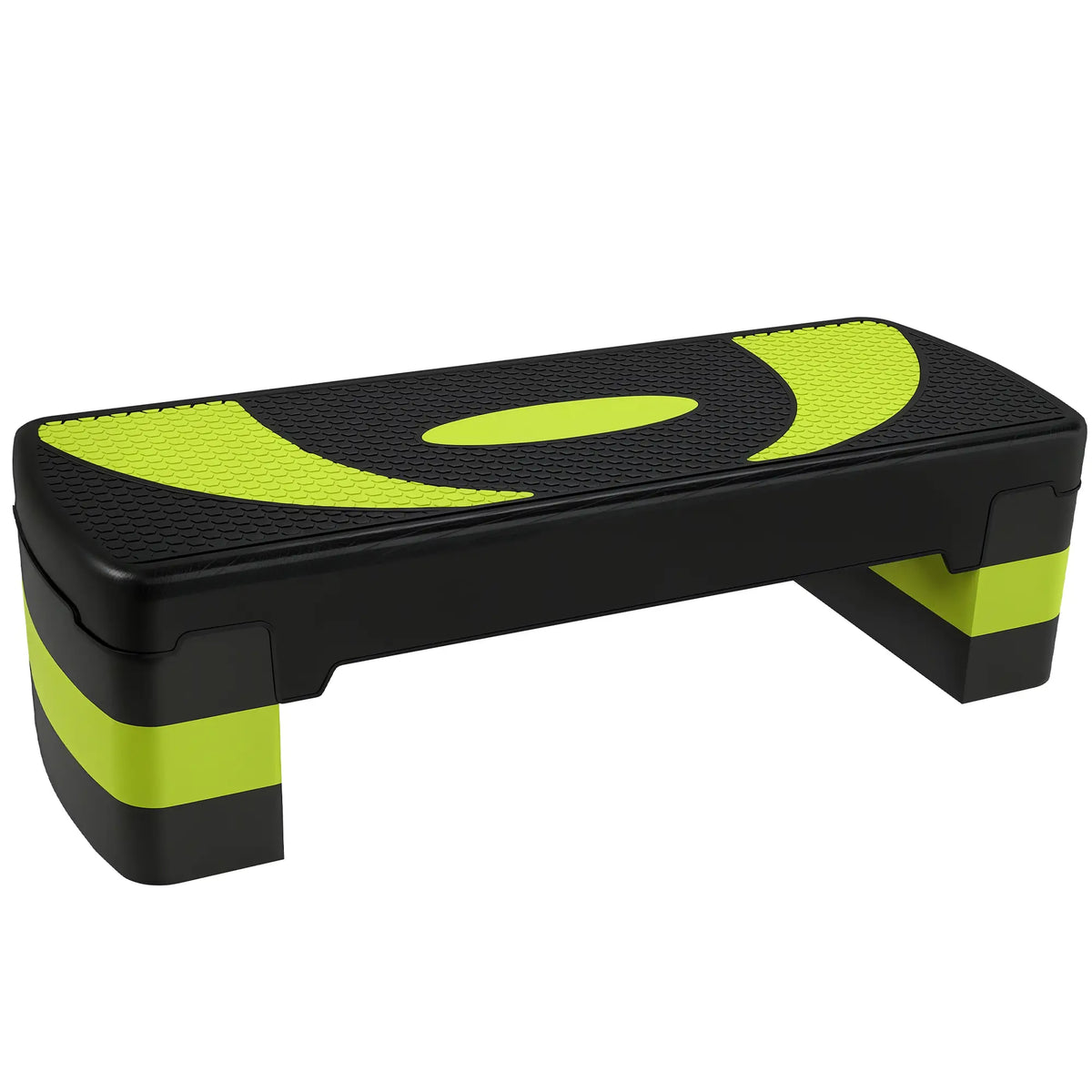 Adjustable Aerobic Stepper, Exercise Step Platform, 4"-6"-8", Green Aerobic Equipment at Gallery Canada