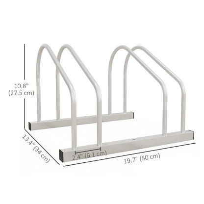 Adjustable 2-Bike Rack, Steel Stand, Garage Organizer, Silver Bike Parking Stands at Gallery Canada