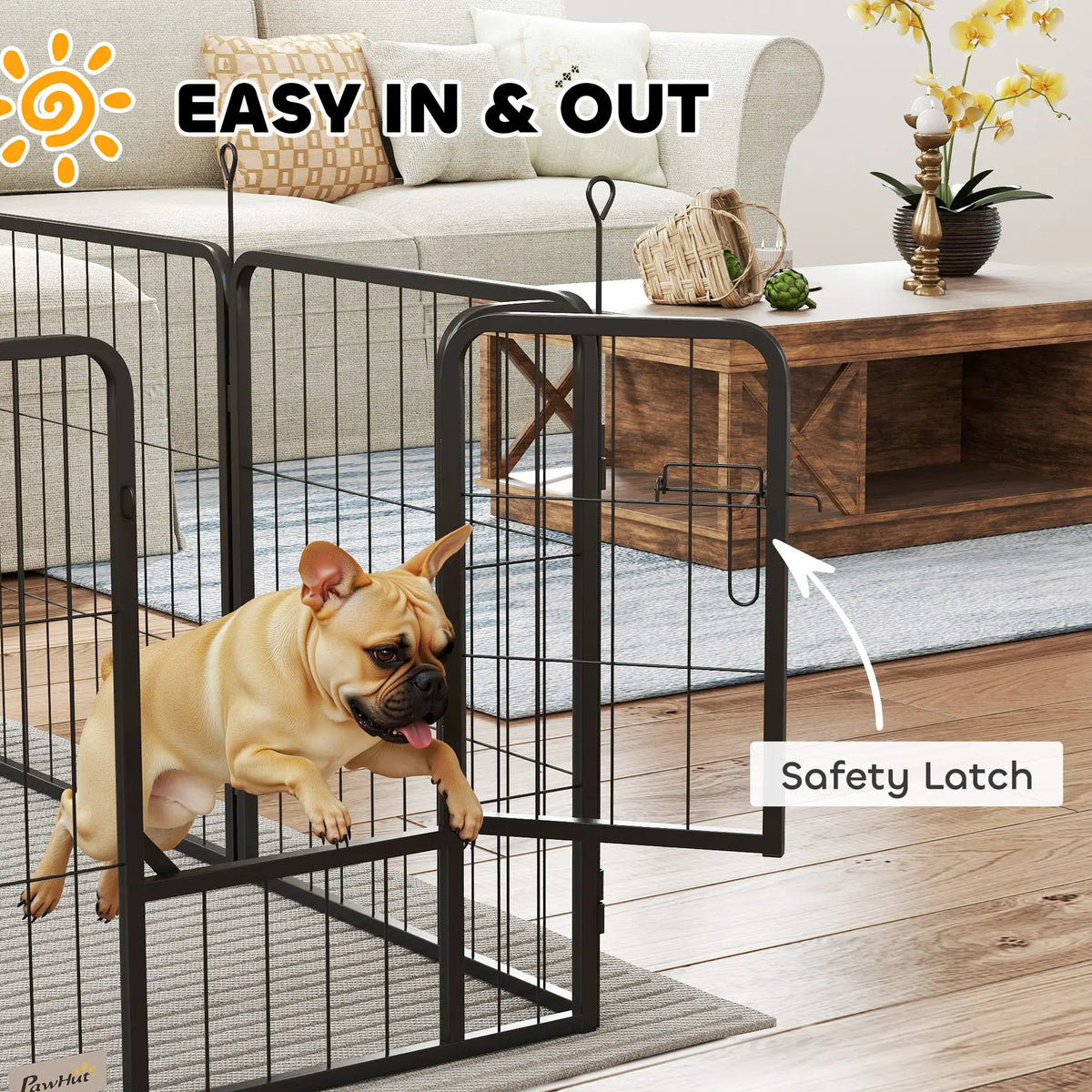 16 Panel Dog Playpen, Portable DIY, 24" Height, For Small Dogs Houses, Kennels & Pens at Gallery Canada