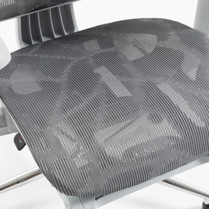 Ergonomic Office Chair, Mesh Reclining, Grey Task Chairs at Gallery Canada