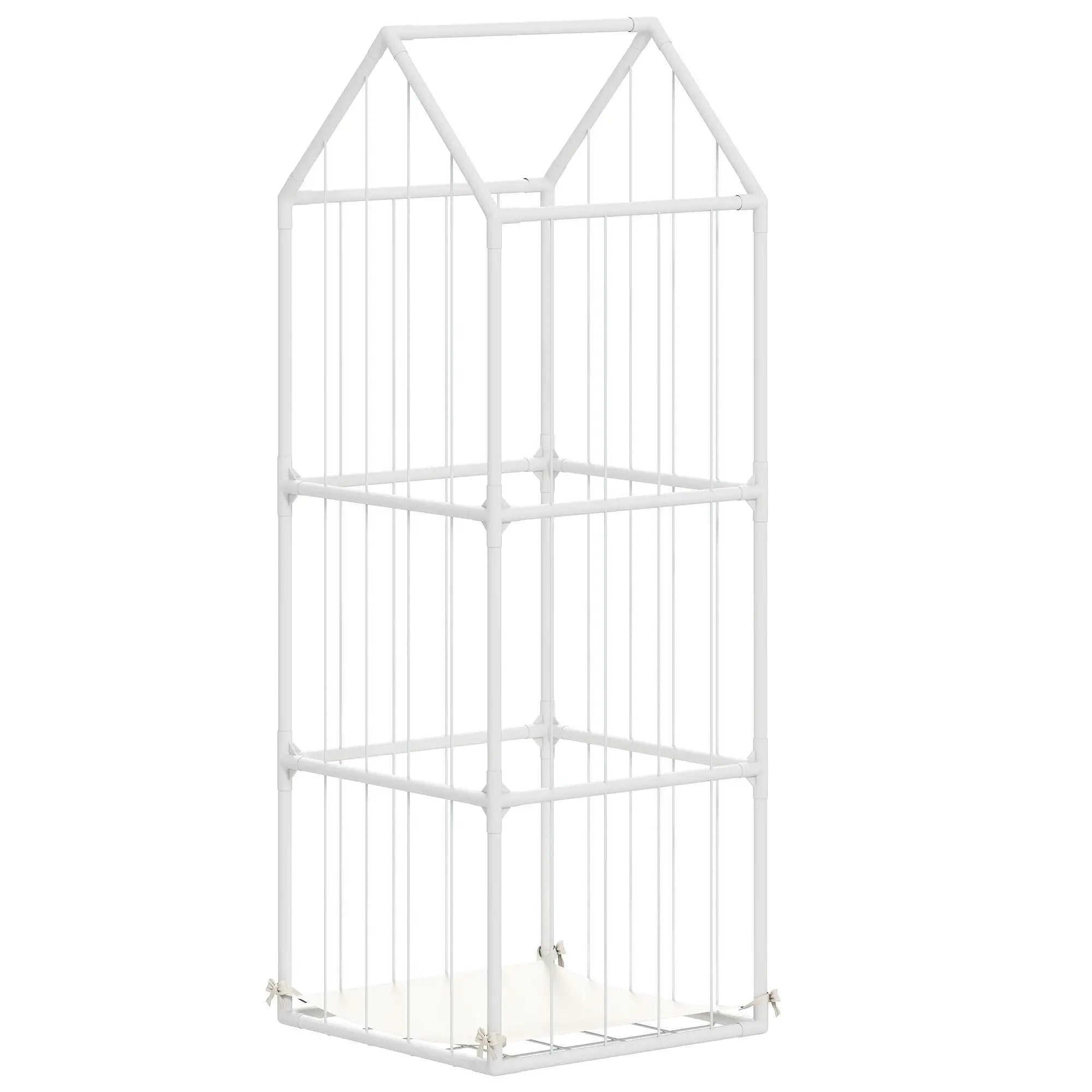 Stuffed Animal Storage Organizer, Waterproof Bottom, 47x47x132cm, no color Baby & Kids Storage White at Gallery Canada