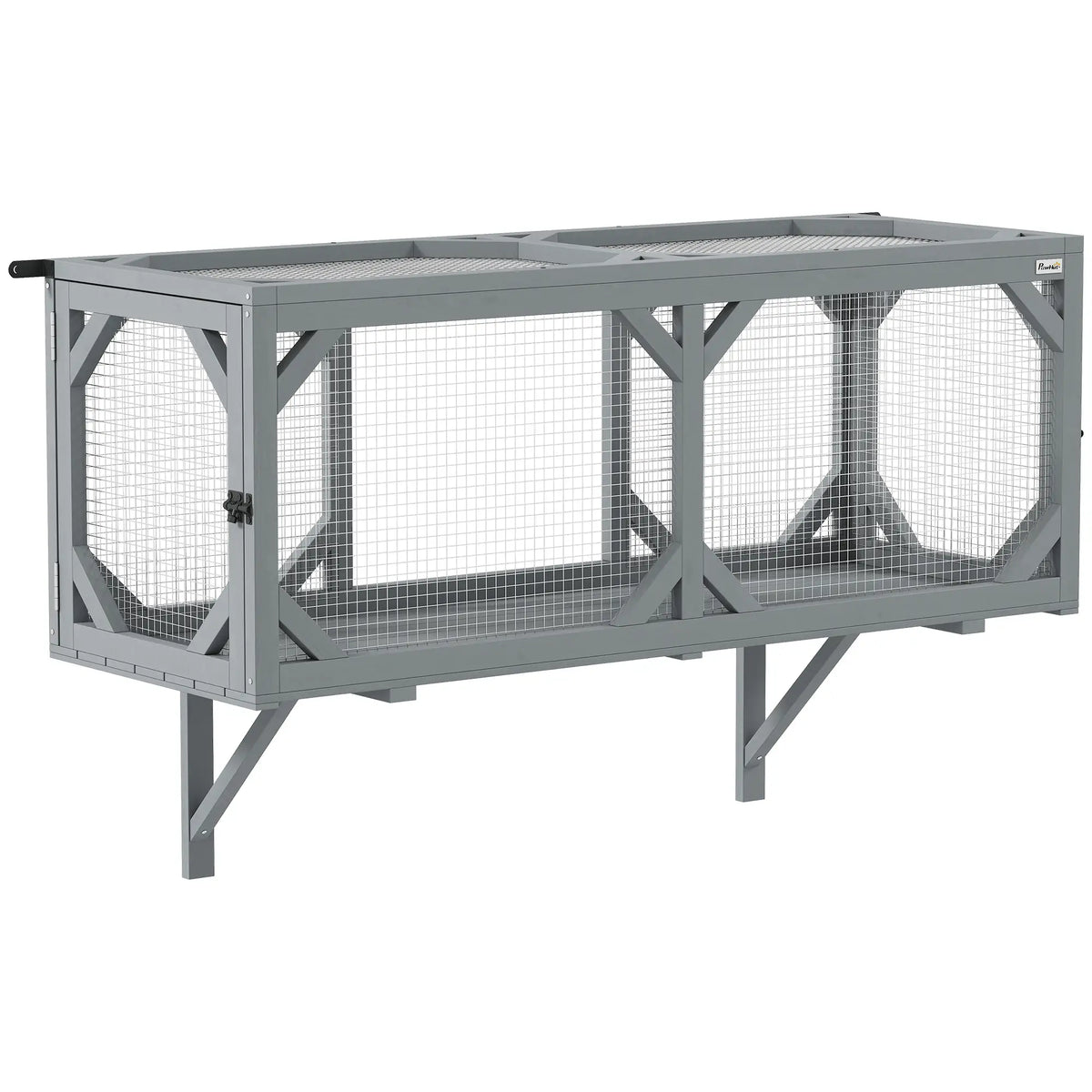 Wooden Cat Tunnel, Outdoor Cat Enclosure, 2 Doors, Extendable Design Outdoor Cat Enclosures at Gallery Canada