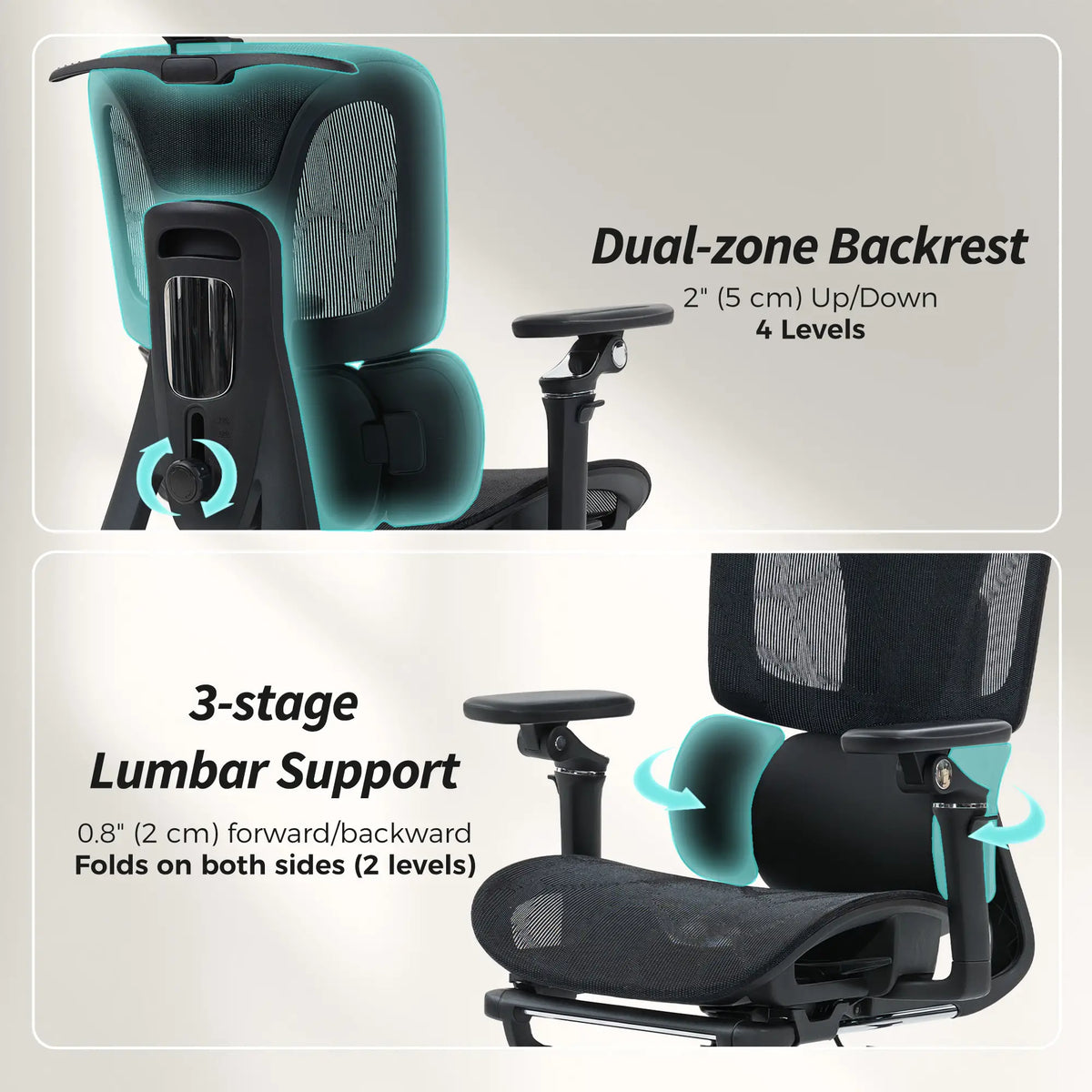 Ergonomic Mesh Office Chair, High Back, Lumbar Support, Black Task Chairs at Gallery Canada