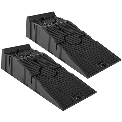 Car Ramps for Oil Changes, 6.7" High, 5500 lbs, 2PC