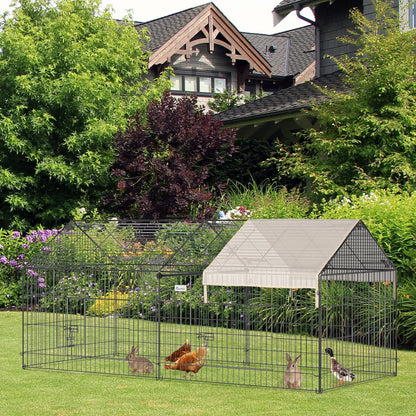 87x41x41-In Catio Rabbit Guinea Pig Cage, Small Animal Enclosure, Beige Houses & Habitats at Gallery Canada