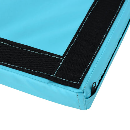 4'x8'x2" Folding Gymnastics Mat, Exercise Mat For Yoga MMA, Light Blue Gymnastics Mats at Gallery Canada