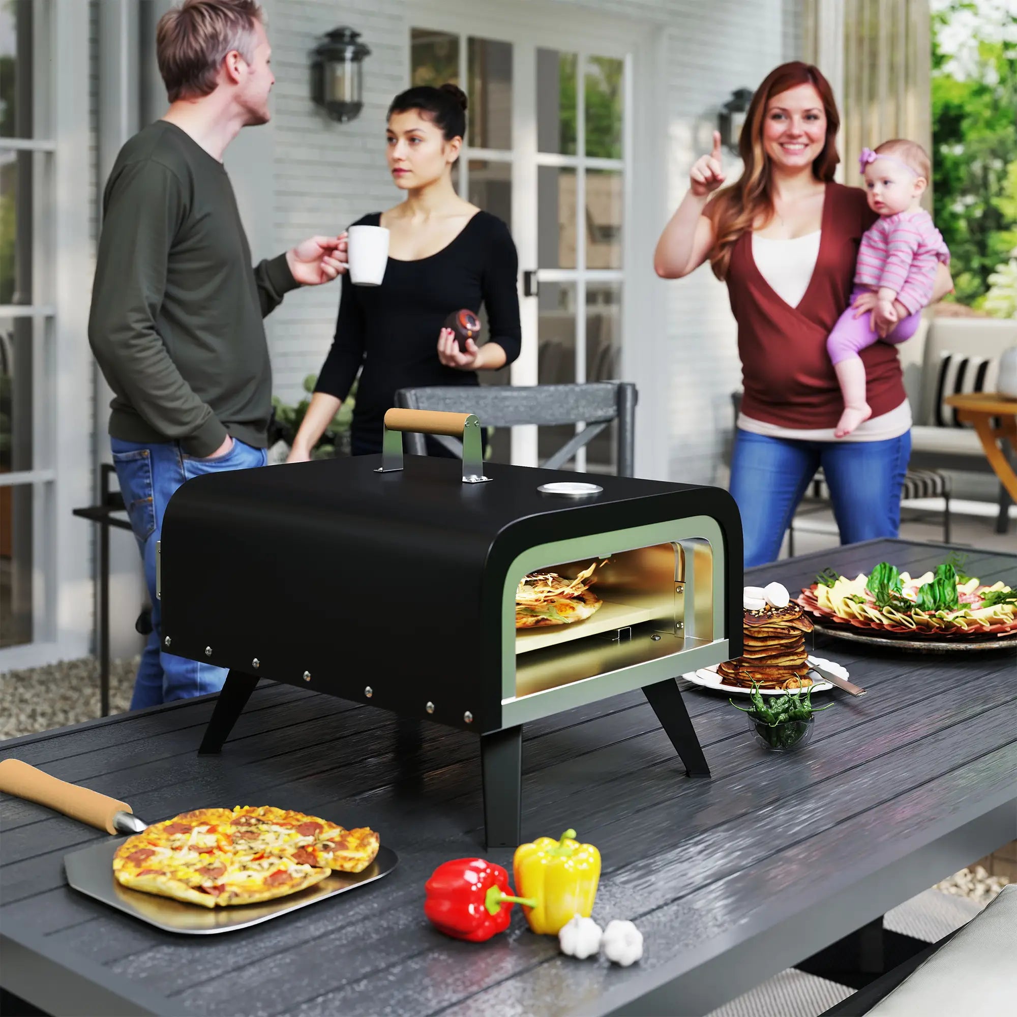 Portable Gas Pizza Oven, 12