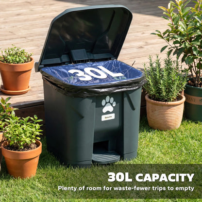 Dog Poop Outdoor Garbage Bin, 8 Gal, Black Garden Accessories at Gallery Canada