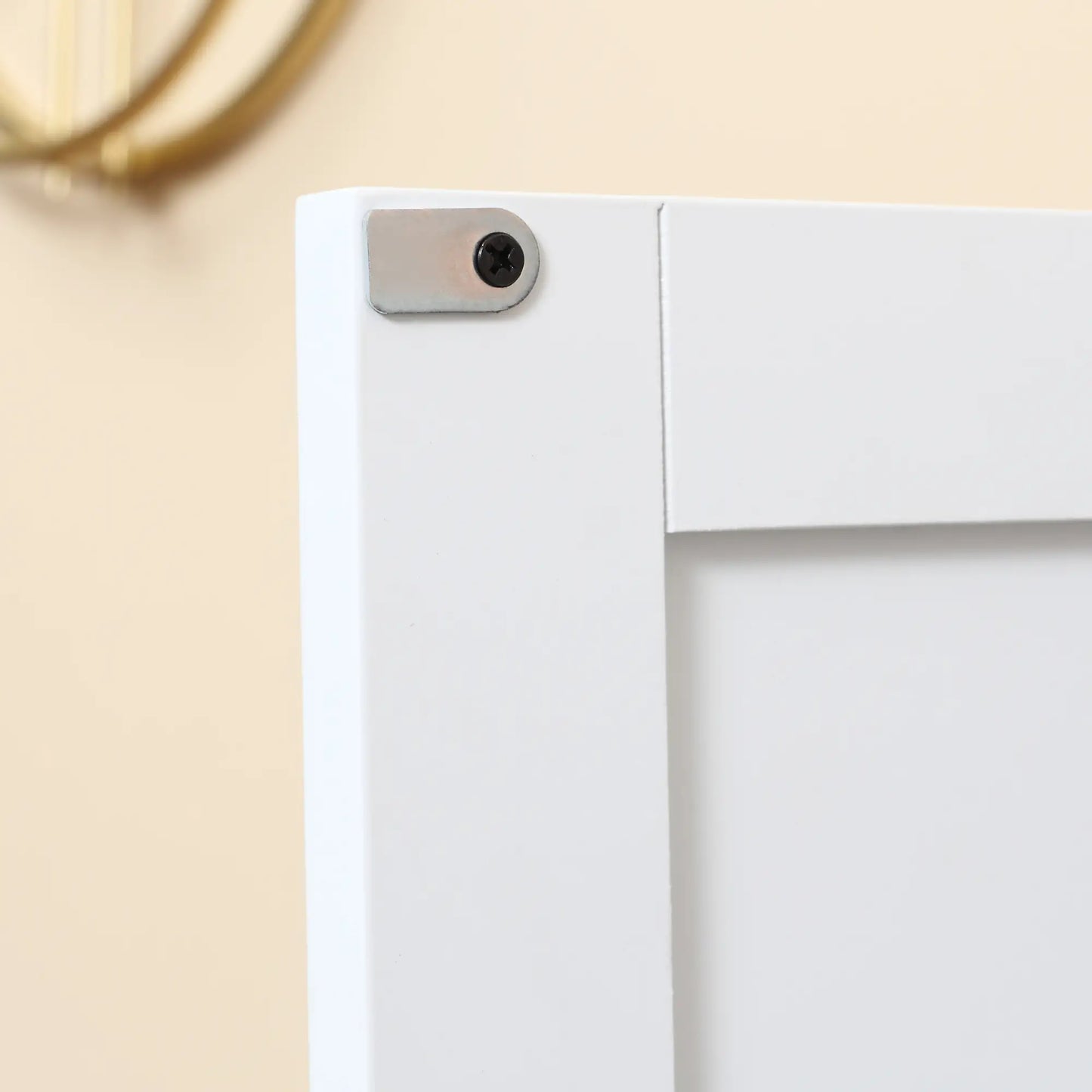 48" 4-Door Storage Cabinet, Adjustable Shelves, White Kitchen Pantry Cabinets at Gallery Canada