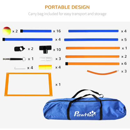 Dog Agility Training Equipment, Weave Poles, Adjustable Hurdle, Jump Ring Dog Agility Training Equipment at Gallery Canada