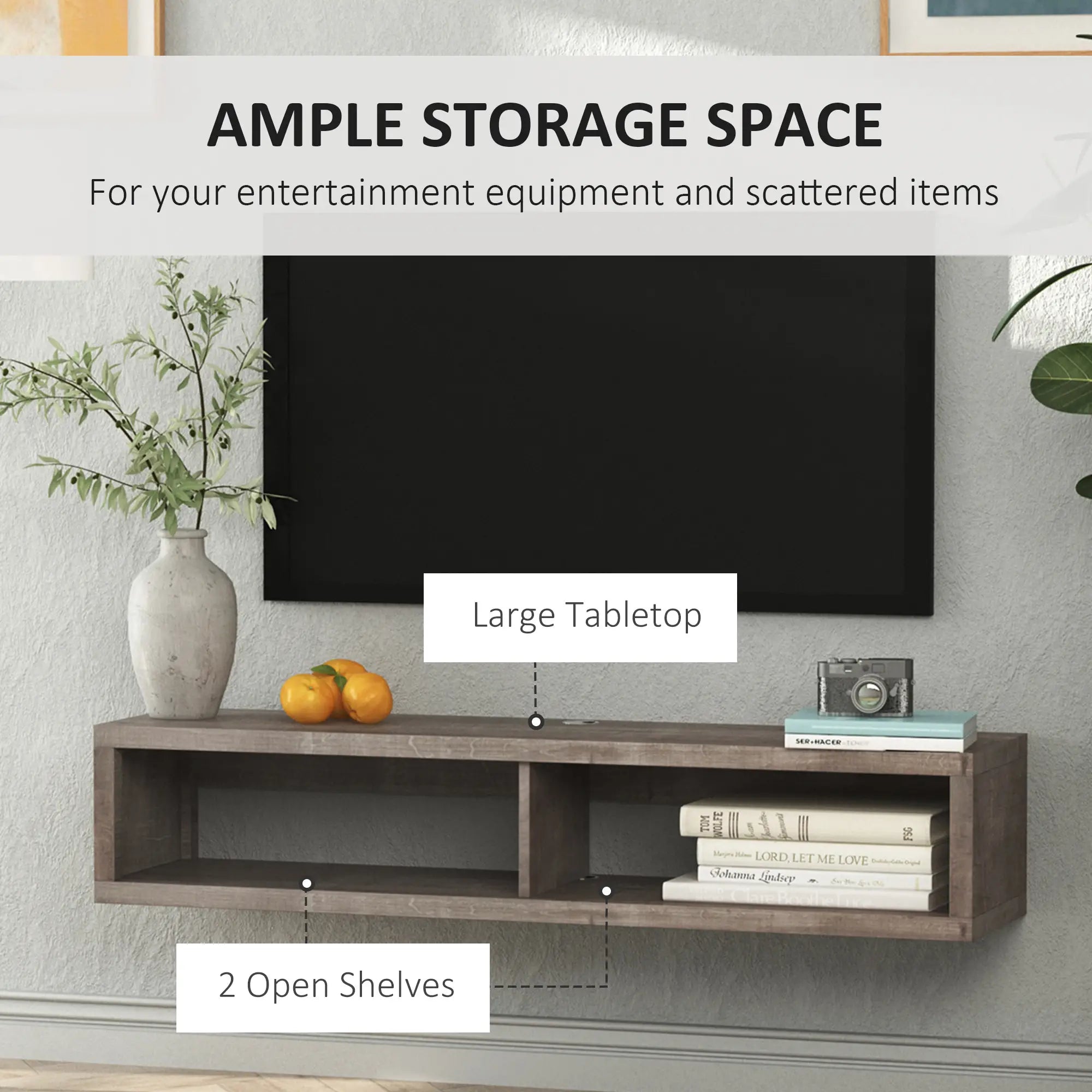 Floating TV Stand for 50