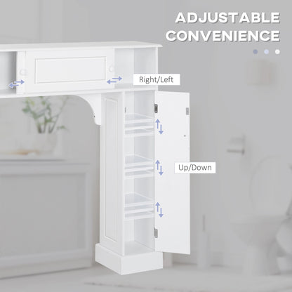 Over Toilet Storage, Bathroom Cabinet, 2 Sliding Doors, 3 Shelves Over The Toilet Storage at Gallery Canada