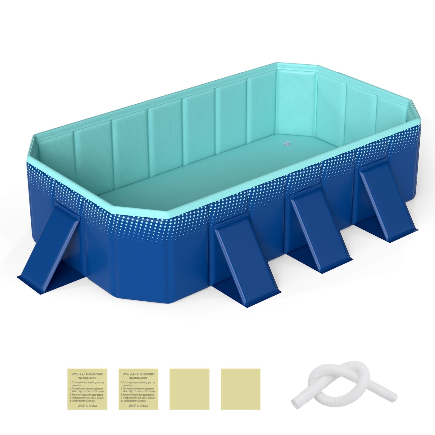 Non-Inflatable Pool, 24 Wall Panels, Navy Swimming Pools Navy at Gallery Canada