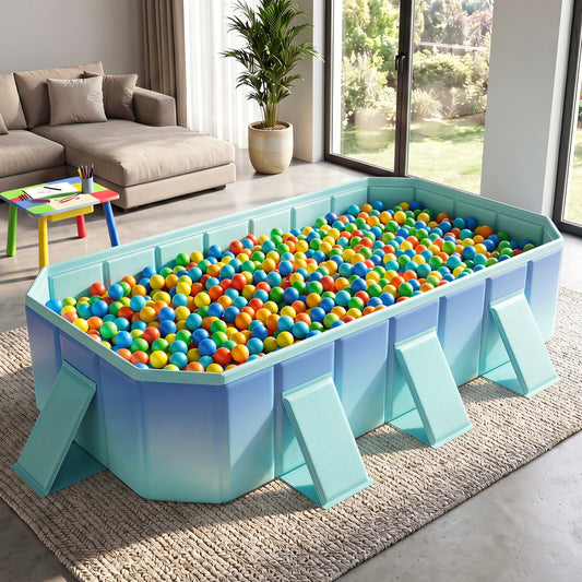 Non-Inflatable Swimming Pool Portable Around Ground Pool with 24 Wall Panels-Gradient, Green Gradient Swimming Pools Green Gradient at Gallery Canada