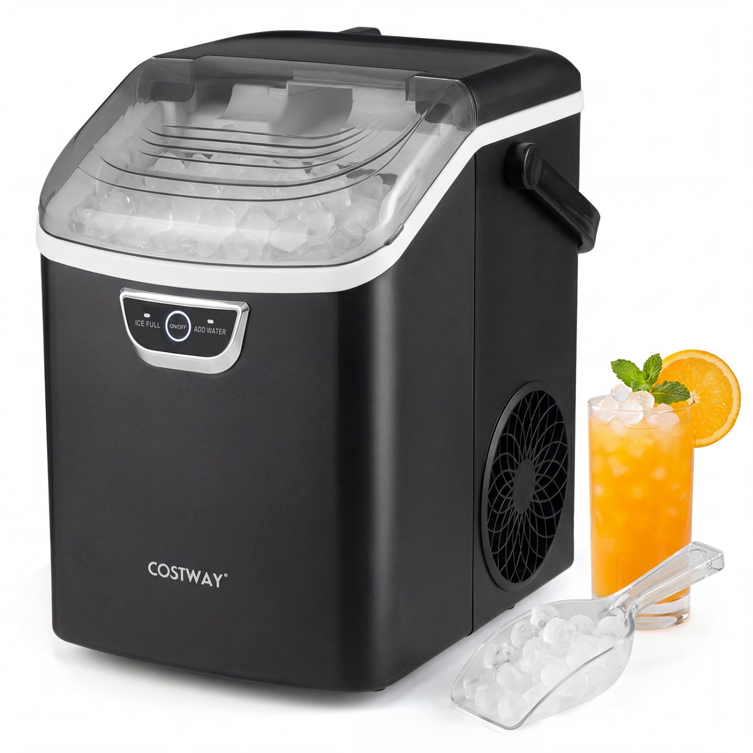 Countertop Nugget Ice Maker, Audible Full Alarm, Black Ice Makers at Gallery Canada