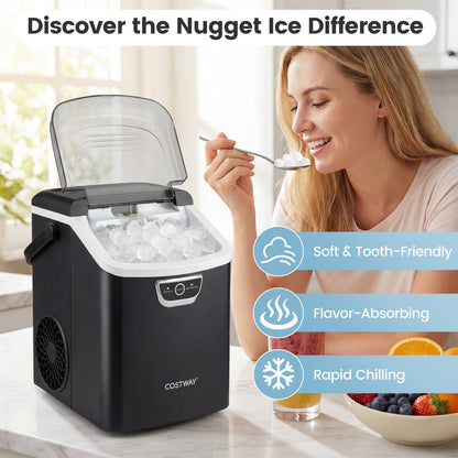 Countertop Nugget Ice Maker, Audible Full Alarm, Black Ice Makers at Gallery Canada