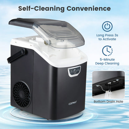 Countertop Nugget Ice Maker, Audible Full Alarm, Black Ice Makers at Gallery Canada