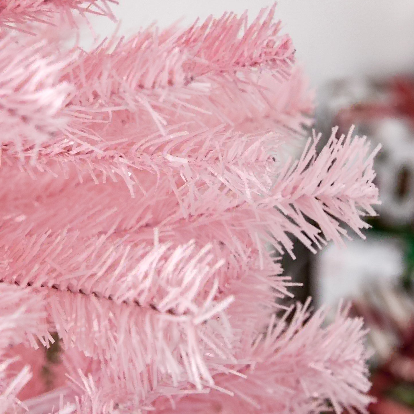 6FT Pop-up Artificial Christmas Tree Holiday Xmas Holiday Pencil Tree Decoration with Automatic Open for Home Party, Pink Artificial Christmas Trees at Gallery Canada