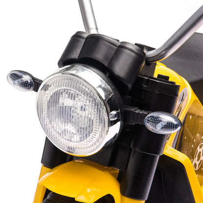 Kids Electric Motorcycle, 6V Battery Powered, 3-Wheels, Yellow Electric Motorcycles at Gallery Canada