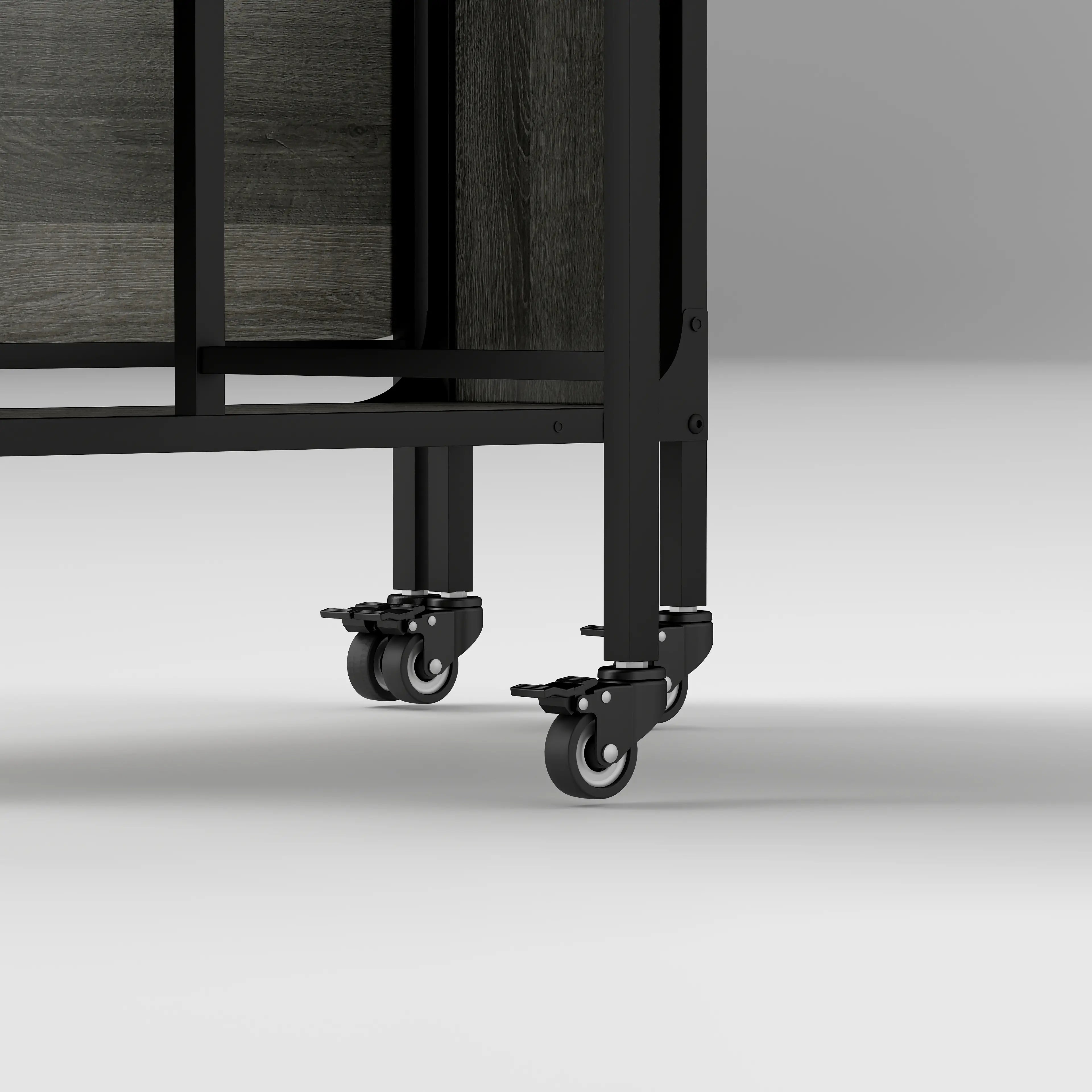Folding Dining Table, Extendable Kitchen Table, Distressed Grey, Grey Bar Tables & Dining Tables at Gallery Canada