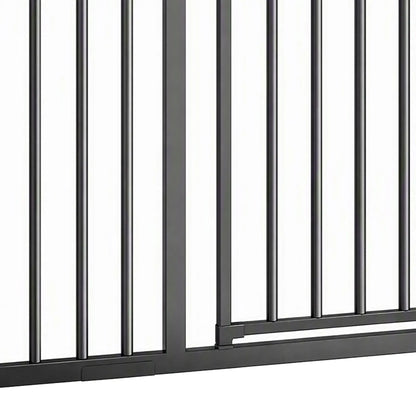 Baby Pet Gate 3 Extensions, Auto-Close, 36"H, Black Pet Gates at Gallery Canada
