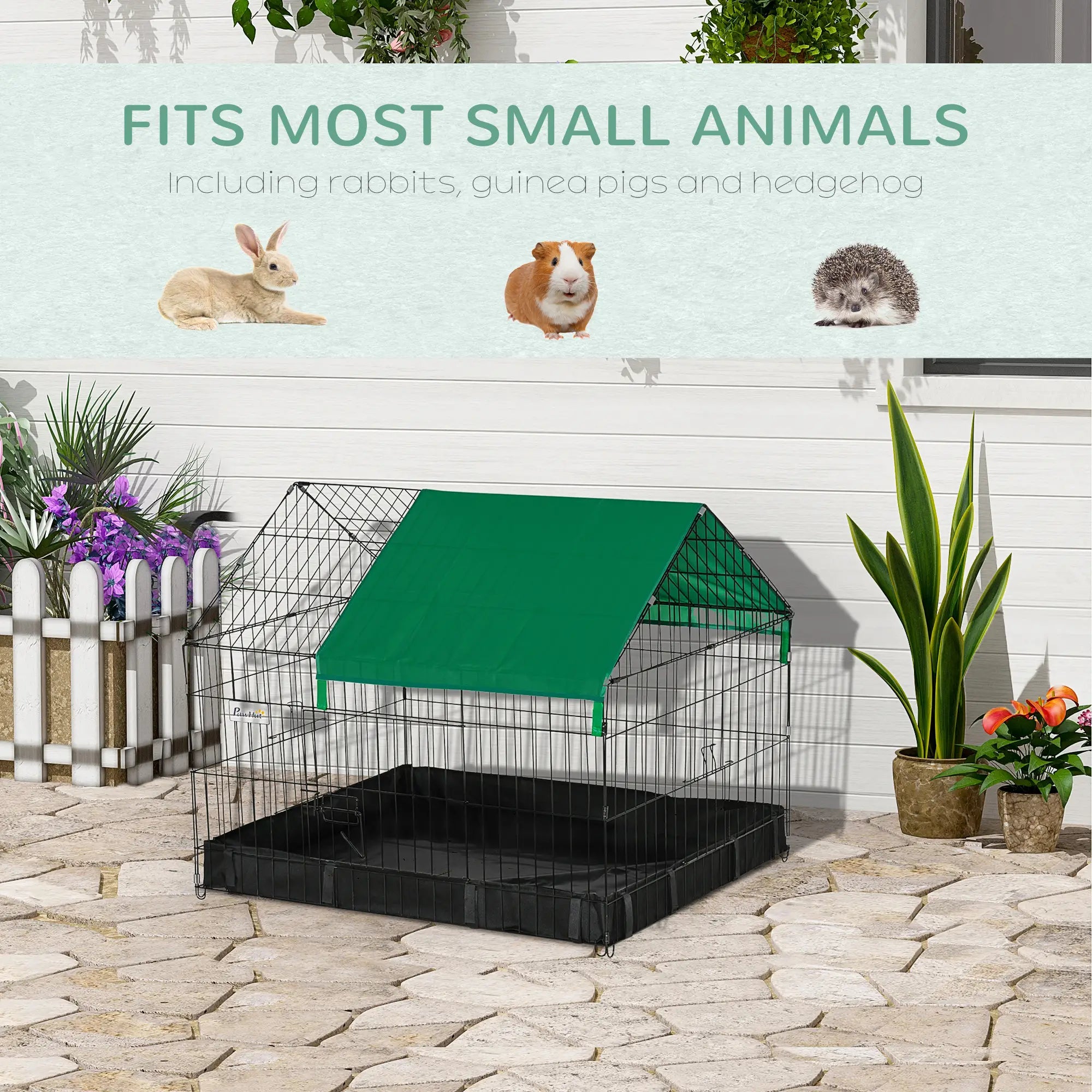 Metal Outdoor Small Animal Cage, Black Houses & Habitats at Gallery Canada