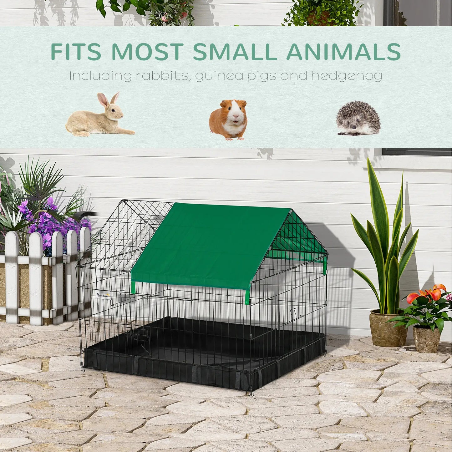 Metal Outdoor Small Animal Cage, Black Houses & Habitats at Gallery Canada