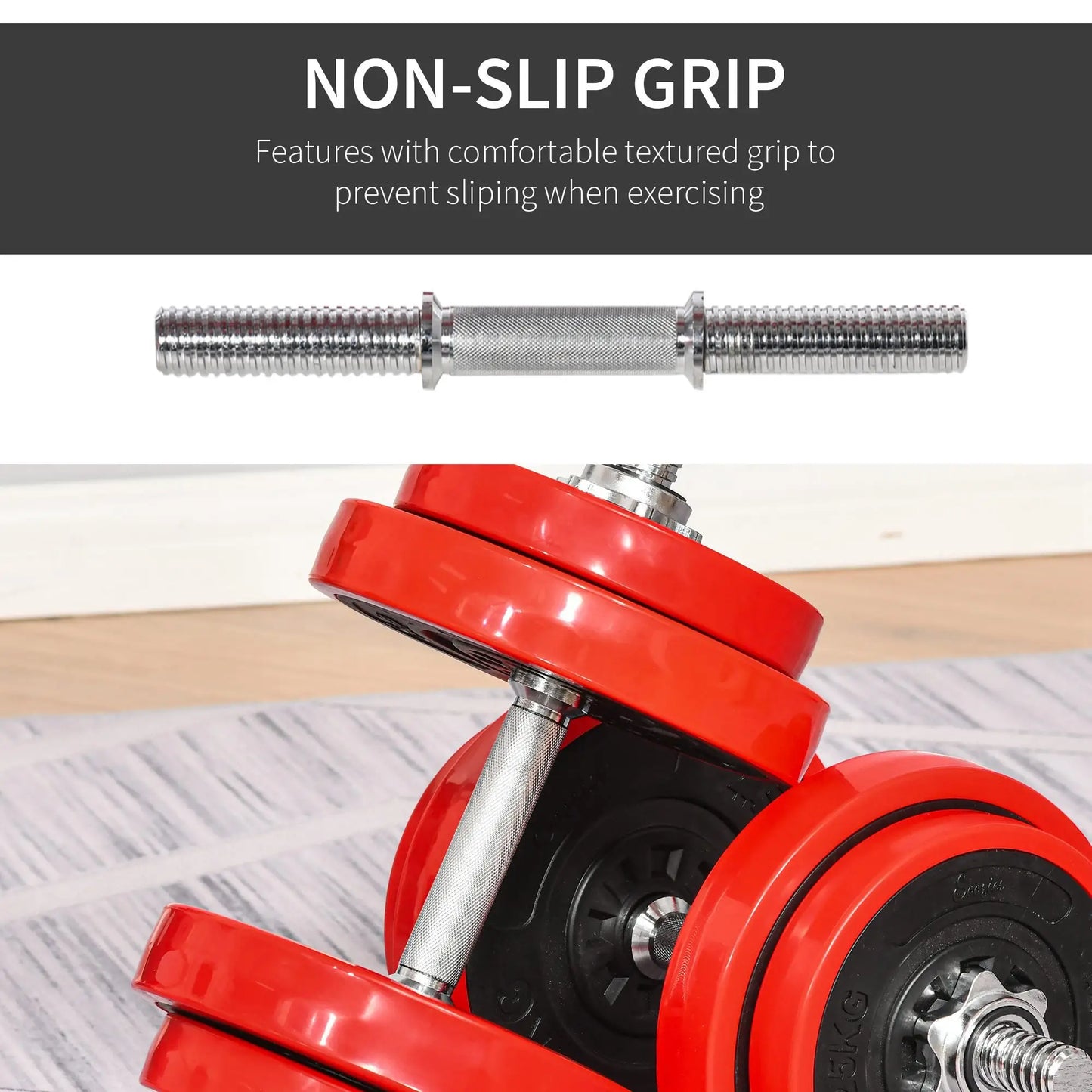 44lbs 2-In-1 Dumbbell, Barbell Adjustable Set, Strength Exercise Dumbbells & Barbells at Gallery Canada