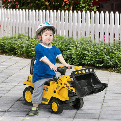 Ride-On Toy Bulldozer, Bucket Horn, Steering Wheel Storage, 18-48 Months, Yellow Toy Excavators at Gallery Canada