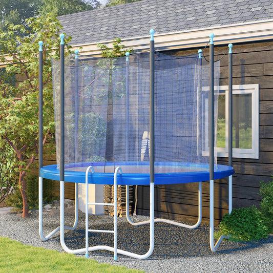 12FT Trampoline Spring Cover, Waterproof Tear-Resistant, Blue Trampolines Blue at Gallery Canada