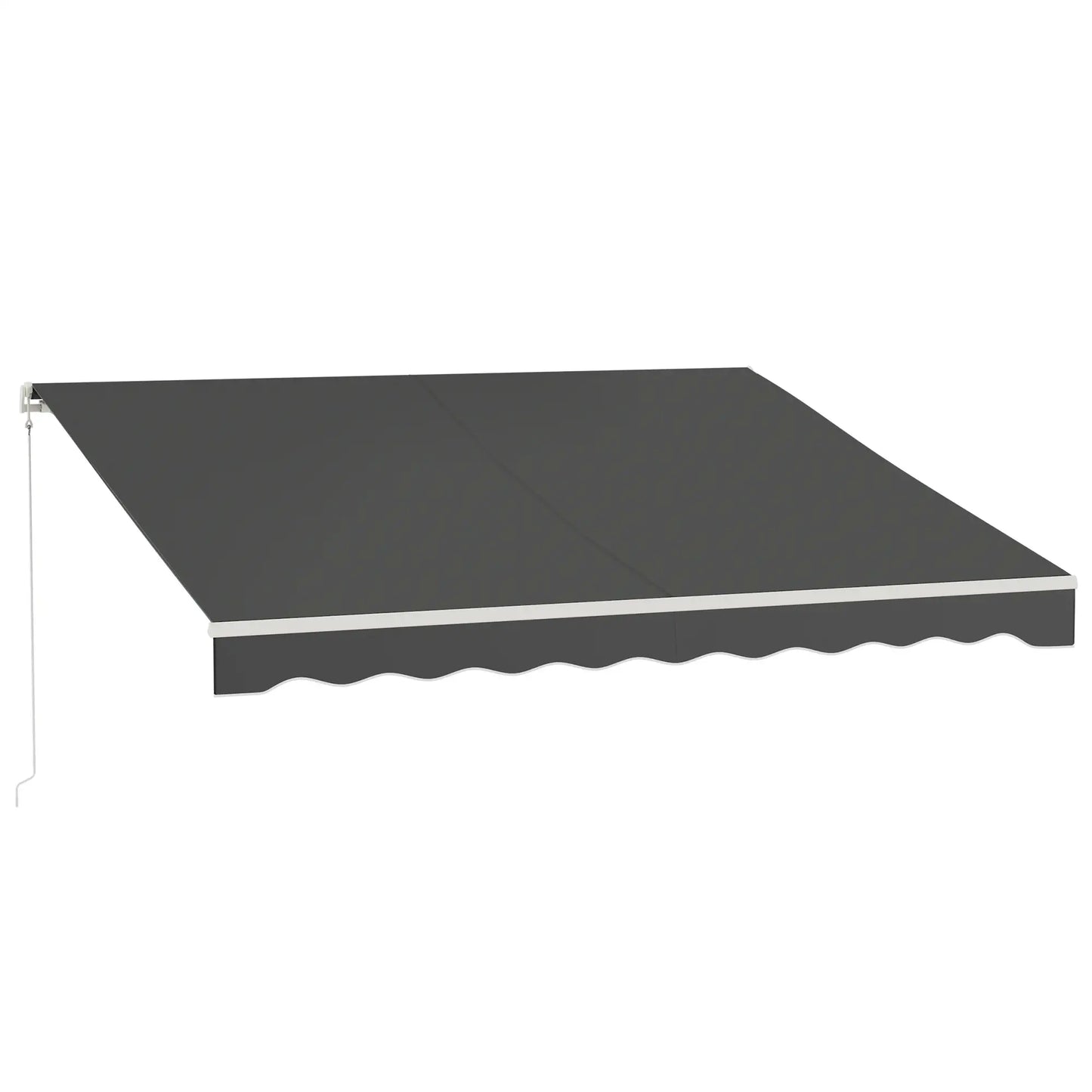 12'x10' Electric Retractable Awning, UV Protection, Grey Deck Awnings at Gallery Canada