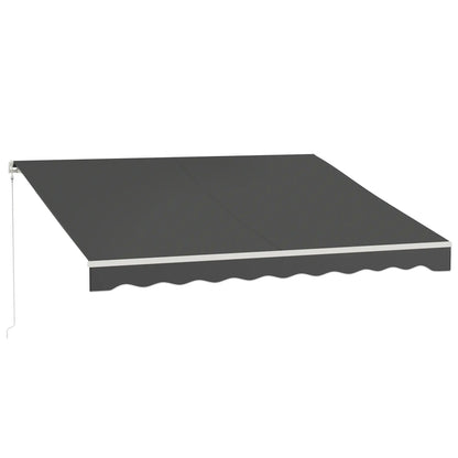 12'x10' Electric Retractable Awning, UV Protection, Grey Deck Awnings at Gallery Canada