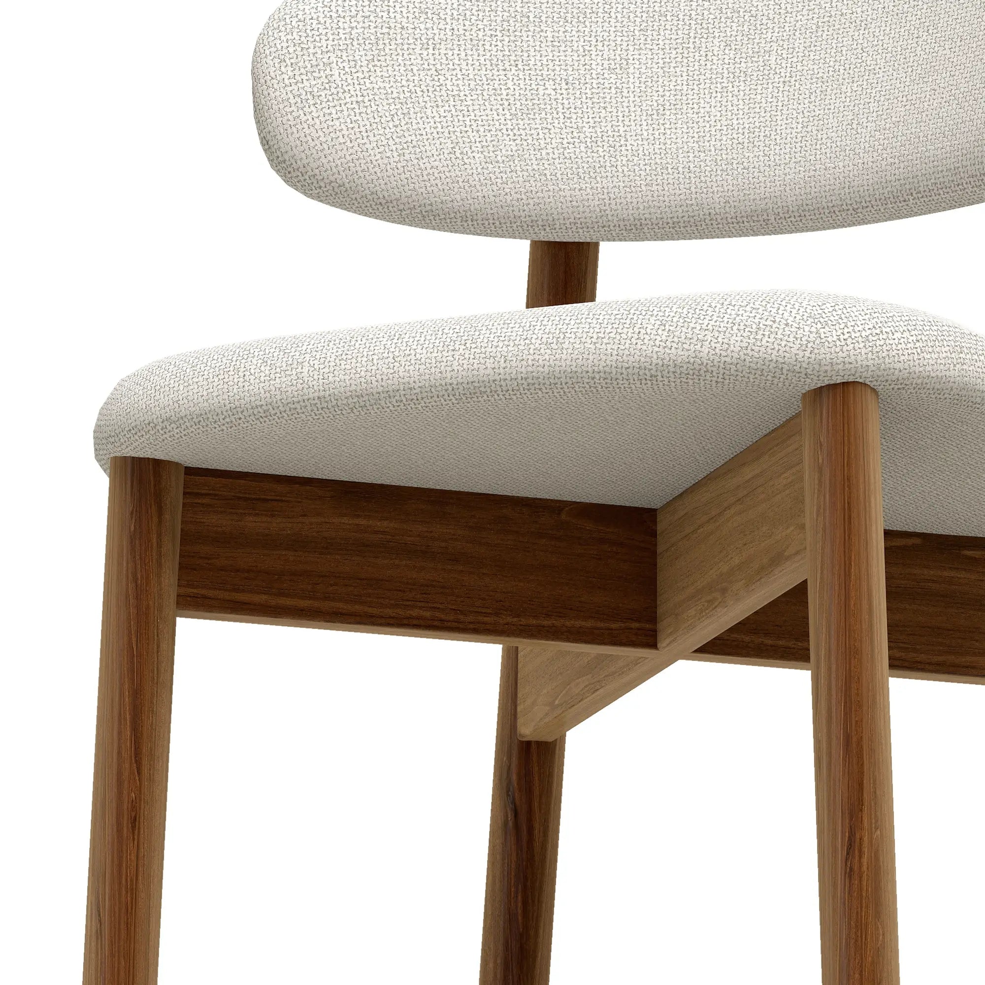 Bar Stools Set Of 2, Cream White, Curved Back Counter Height Bar Stools at Gallery Canada