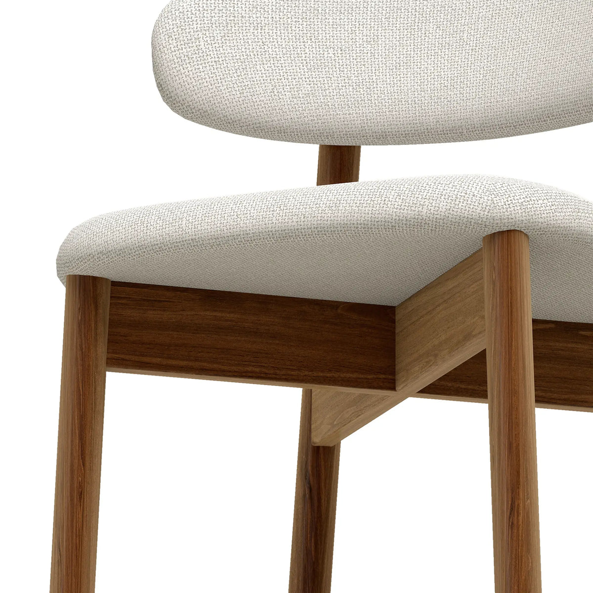 Bar Stools Set Of 2, Cream White, Curved Back Counter Height Bar Stools at Gallery Canada