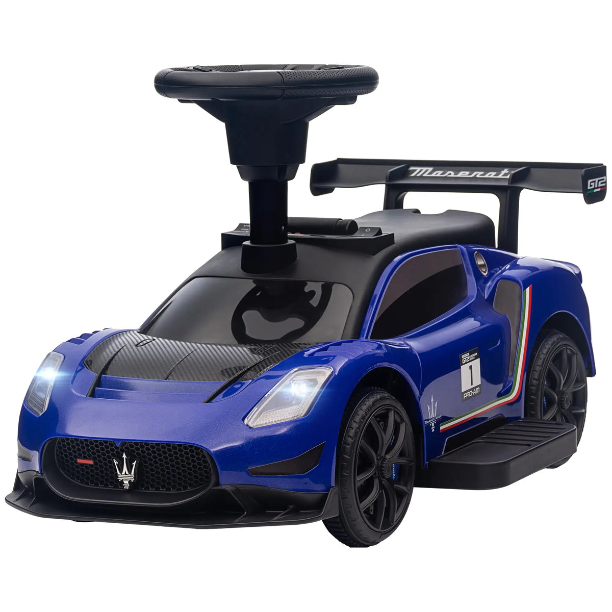 6V Maserati GT2 Electric Car for Kids, Blue Electric Toy Cars Blue at Gallery Canada