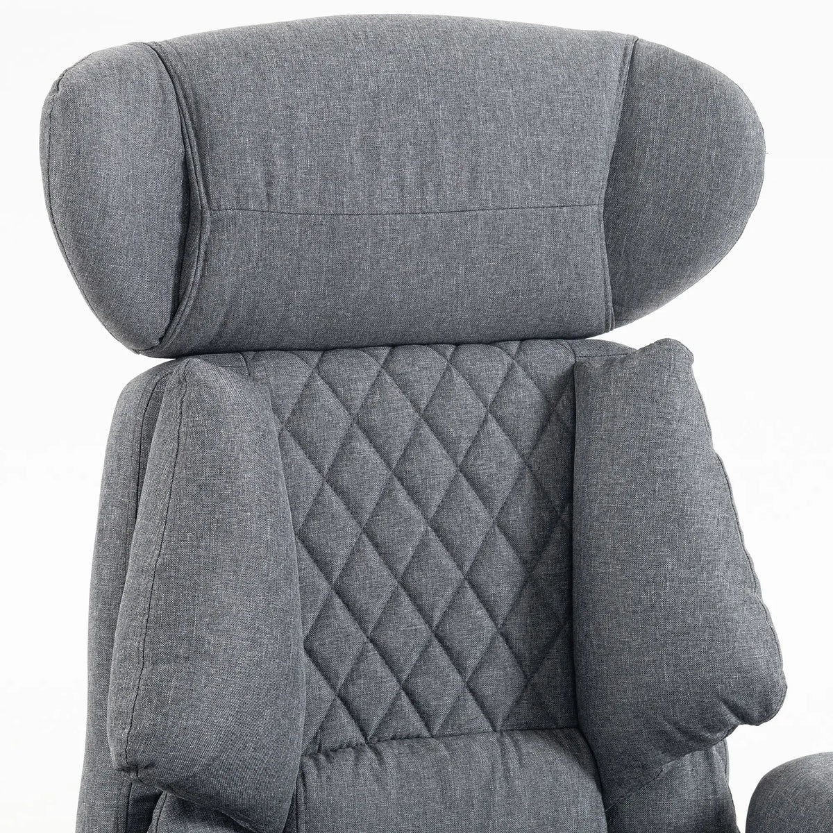 Heavy Duty Office Chair, Footrest, Lumbar Support, Grey Executive & Manager Chairs at Gallery Canada