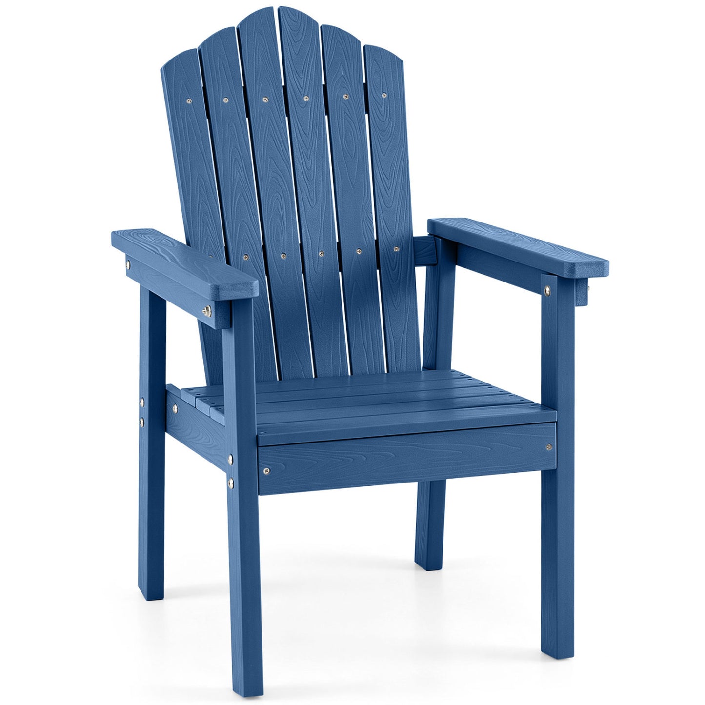 High Back Adirondack Chair, Wide Armrests, Navy Adirondack Chairs Navy at Gallery Canada