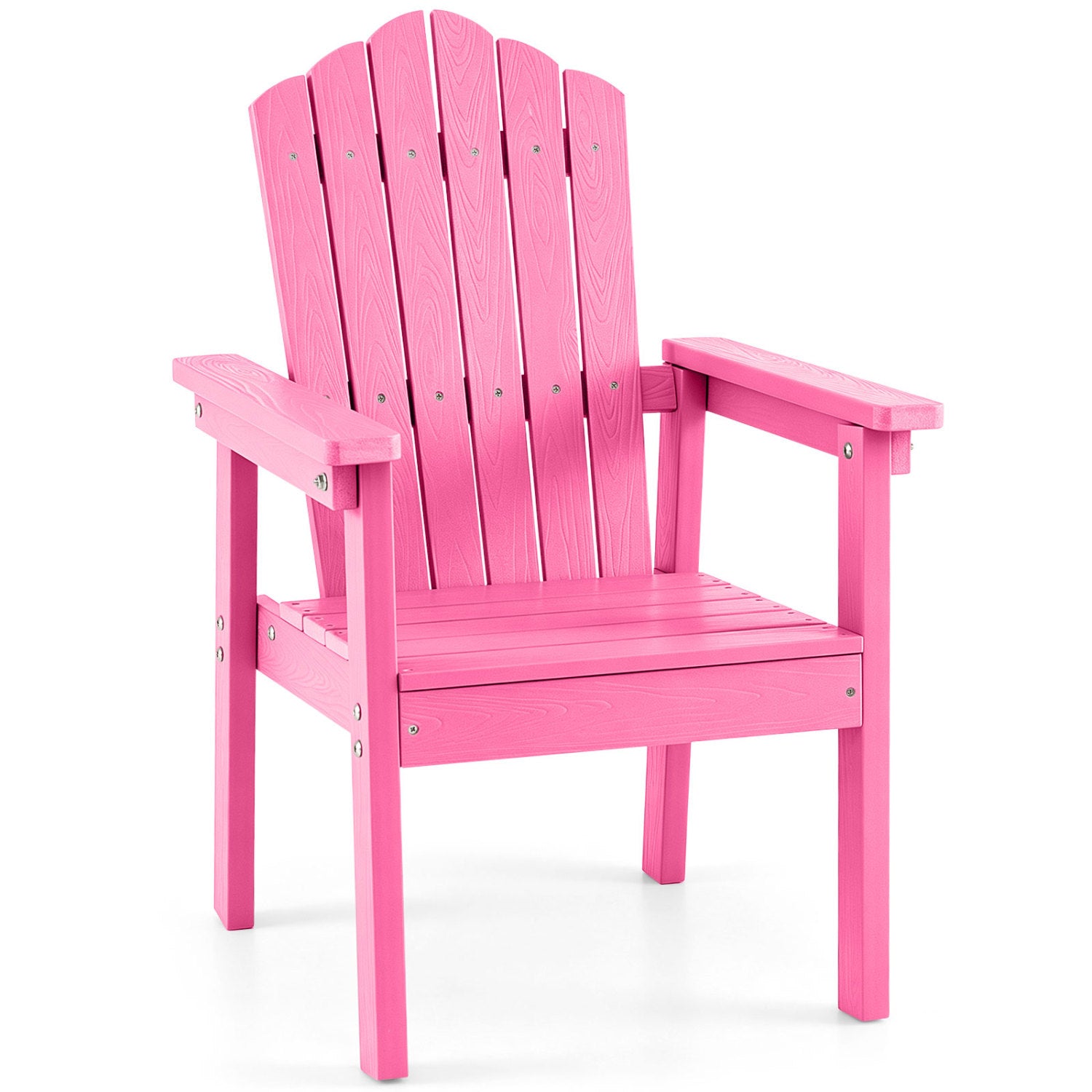 Outdoor Adirondack Chair With High Backrest, Pink Adirondack Chairs Pink at Gallery Canada