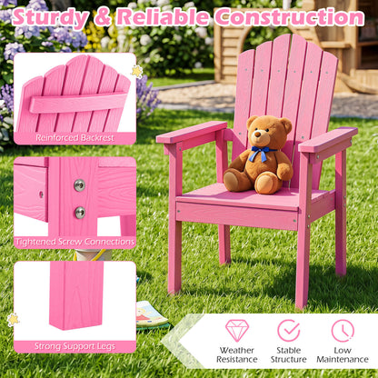 Outdoor Adirondack Chair With High Backrest, Pink Adirondack Chairs at Gallery Canada