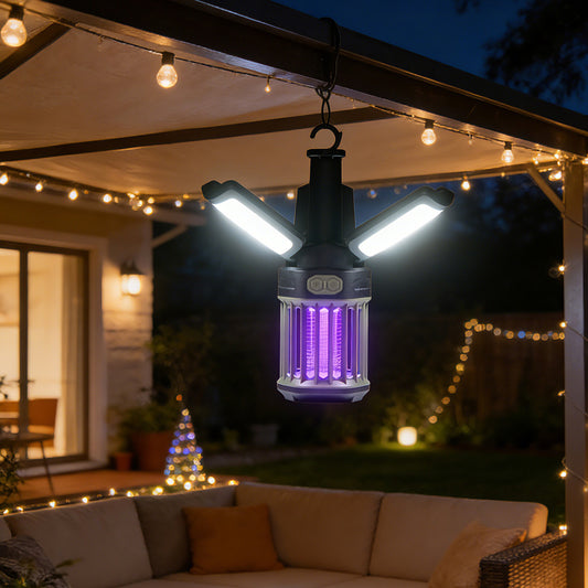 Outdoor Bug Zapper, Foldable Camping Lantern, USB-C Rechargeable Camping Options at Gallery Canada