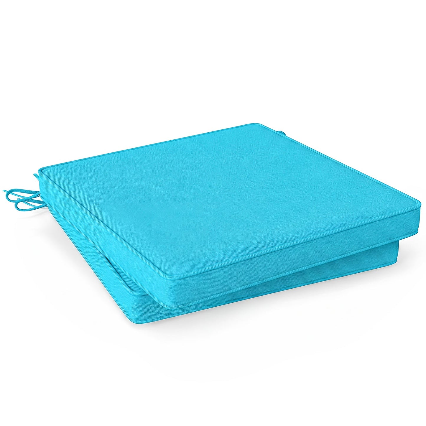 Ensemble de coussins de chaise d'extérieur, lot de 2, imperméable, turquoise